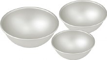 Fat Daddio's Hemisphere Cake Pan 2.75" X 1.375"
