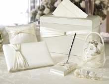 Ivory Sash Wedding Set