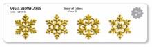 JEM Angel Snowflakes Set 4