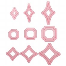 Modern Square Cutter Set