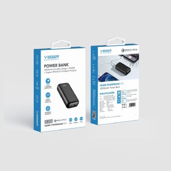 VEGER S10 - 10,000MAH + 20W PD OUTPUT