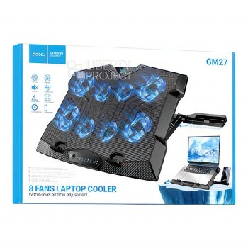 HOCO GM27 LAPTOP COOLER FAN WITH PHONE STAND