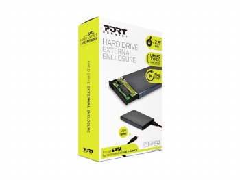 PORT CONNECT HARD DRIVE EXTERNAL ENCLOSURE SATA 2.5&quot;