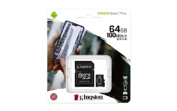 Kingston Canvas Select Plus Micro SD Card Class 10 64 GB