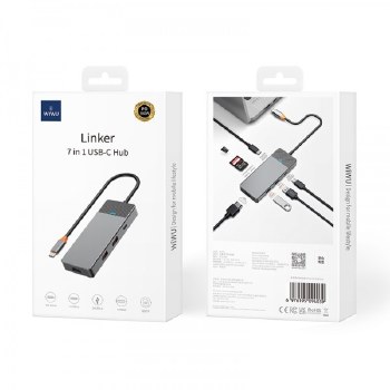 WIWU 7 IN 1 LINKER USB-C HUB