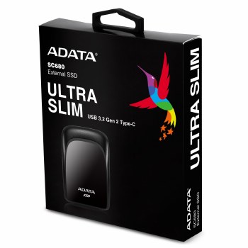ADATA SC680 External SSD Ultra Slim USB-Type C 480GB