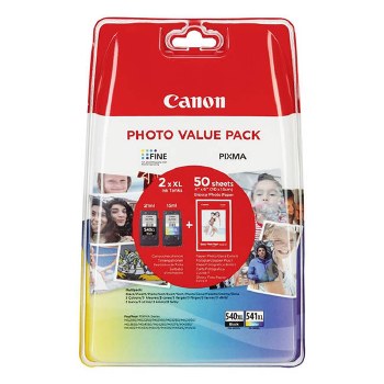 Canon PG-540XL/CL-541XL Inkjet Cartridges (2 Pack) 5222B013