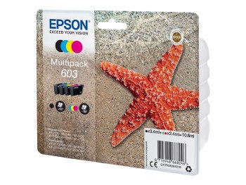 Epson Starfish 603 CMYK Ink Multipack C13T03U64010