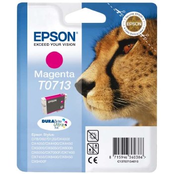 Epson T0713 Magenta Inkjet Cartridge C13T07134012