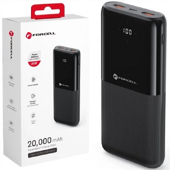 FORCELL Powerbank F-Energy P20k1 PD 20W QC 20,000mah