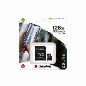 Kingston Canvas Select Plus Micro SD Card Class 10 128 GB