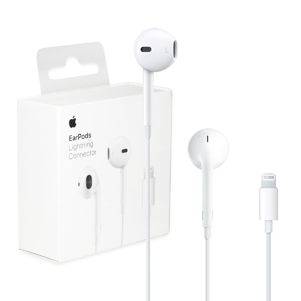 Apple EarPods Wired Earbud Stereo Earset - White - Outer-ear - Lightning  Connector - COMPUGEEK
