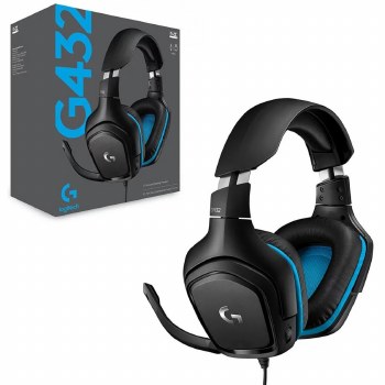 LOGITECH G432 7.1 SURROUND SOUND WIRED GAMING HEADSET