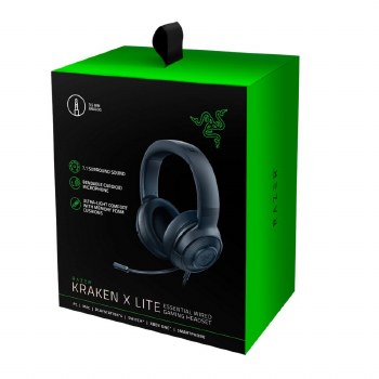 RAZER KRAKEN X LITE GAMING HEADSET - BLACK