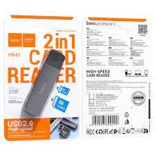 HOCO HB45 2IN1 CARD READER | USB2.0 TO SD + TF2.0
