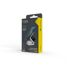 KSIX CUBE 3IN1 15W WIRELESS CHARGER, FOLDABLE