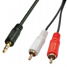 LINDY RCA TO 3.5MM CABLE 2M