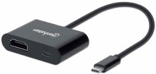 MANHATTAN USB-C TO HDMI CONVERTER WITH POWER DELIVERY PORT