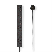 NEDIS 6-WAY EXTENSION SOCKET