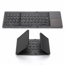 Foldable Bluetooth Keyboard With Touchpad (Windows, iOS, Android) - Smartphones, TV Box, Laptop, PC, Tablets & Consoles