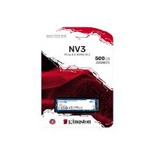 KINGSTON 500GB NV3 M.2 NVME GEN4 SSD, M.2 2280, PCIe4, R/W 5000/3000 MB/S