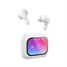 KSIX Vision Wireless Headphones, 2.01‘’ TFT display, ANC White
