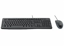 Logitech MK120 Keyboard & Mouse - USB Cable Keyboard