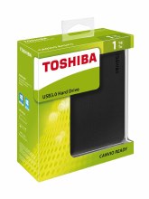 Toshiba Canvio Basics 1 TB Portable Hard Drive - 2.5" External - Black - USB 3.0