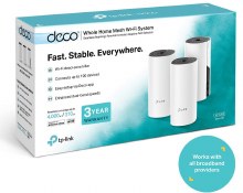 TP-LINK AC1200 Deco M4 Whole Home Mesh Wi-Fi System 3PK