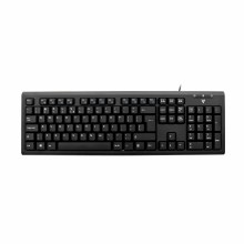 V7 USB/PS2 Wired Keyboard - Black