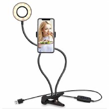 You Star Content Creator Phone Holder with LED light