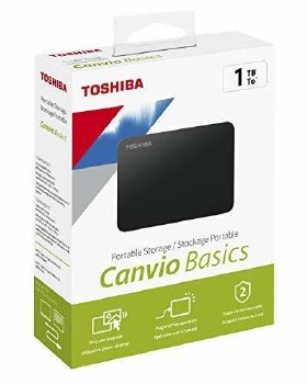 Toshiba Canvio Basics 2.5&quot; external hard drive 1TB