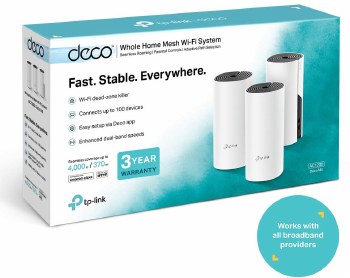 TP-LINK AC1200 Deco M4 Whole Home Mesh Wi-Fi System 3PK