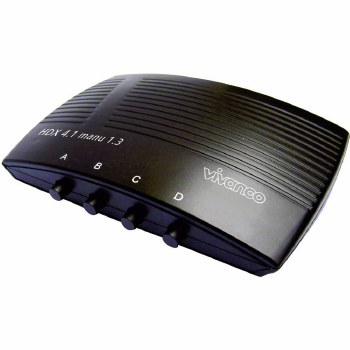 VIVANCO HDMI 1.3 MANUAL SWITCHING UNIT, 4 TO 1