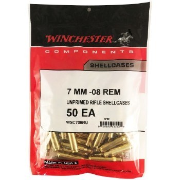 7mm-08 Remington - Winchester Brass
