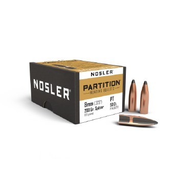 8mm 200gr Spitzer Nosler #35277 50/bx
