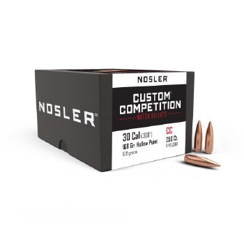 .30 Caliber 168gr HP Nosler #53168 250/bx