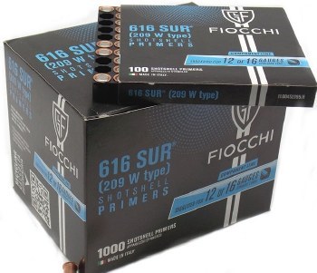 Fiocchi Primers #616 SUR (209 W Type) 1000ct