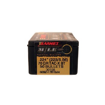 Barnes #30158 .22 Caliber 70gr M/LE 50/bx