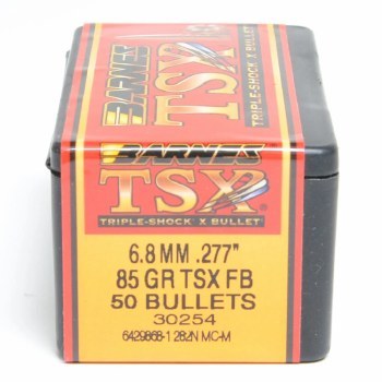 Barnes #30254 6.8mm 85gr TSX 50/bx