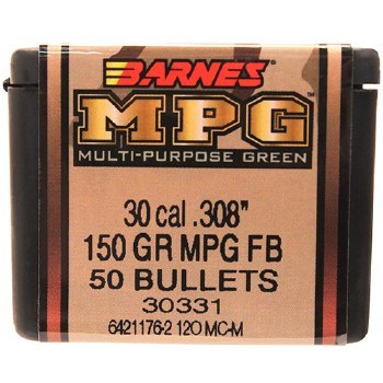 Barnes #30331 .30 Caliber 150gr MPG 50/bx