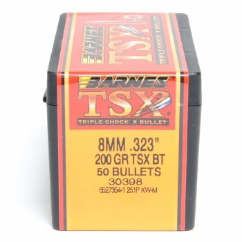 Barnes #30398 8mm 200gr TSX 50/bx