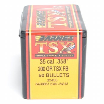 Barnes #30455 .35 Caliber 200gr TSX 50/bx
