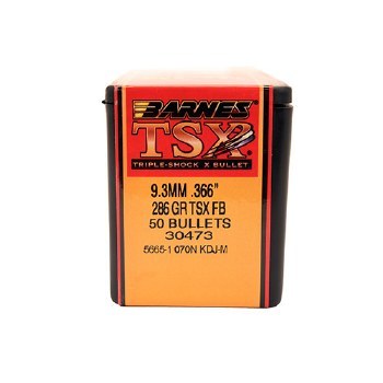 Barnes #30473 9.3mm 286gr TSX 50/bx