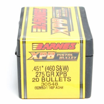 Barnes #30548 .451 Caliber 275gr XPB 20/bx