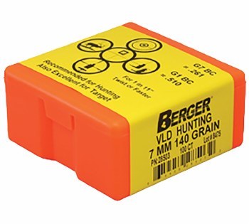 Berger #28503 7mm 140gr VLD 100/bx