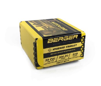 Berger #30717 30 Caliber 200.2x Hybrid 500/bx