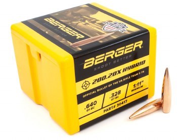 Berger #30417 30 Caliber 200.2gr Hybrid 100/bx