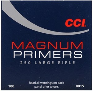 CCI Primers #250 Large Rifle Mag 1000ct
