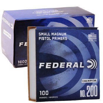 Federal Primer Small Pistol Magnum #200 1000ct